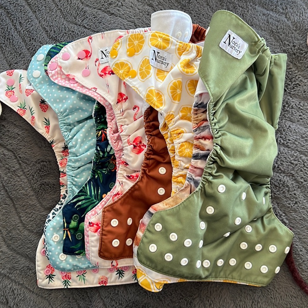 11 cloth diapers